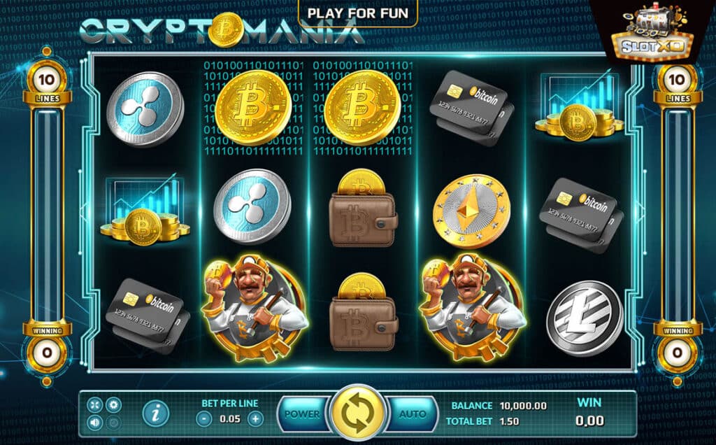 ตัวอย่างสล็อต Cryptomania