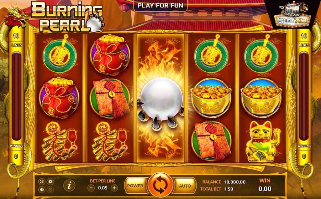 ตัวอย่างสล็อต Burning Pearl