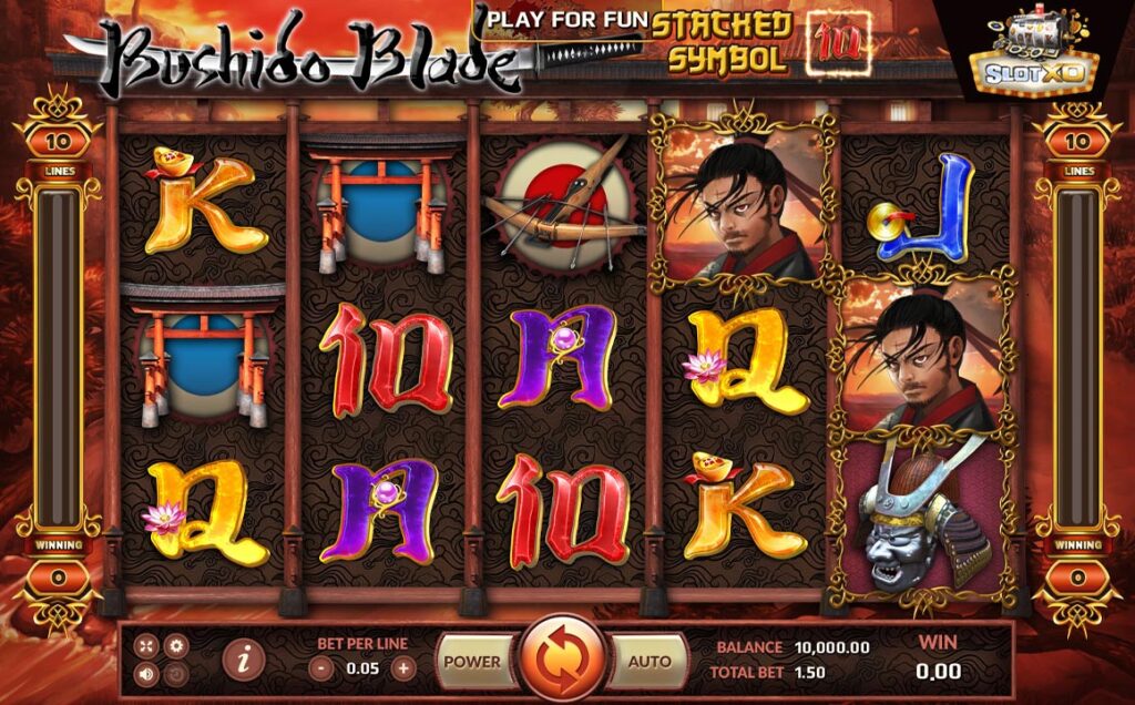 ตัวอย่างสล็อต Bushido Blade