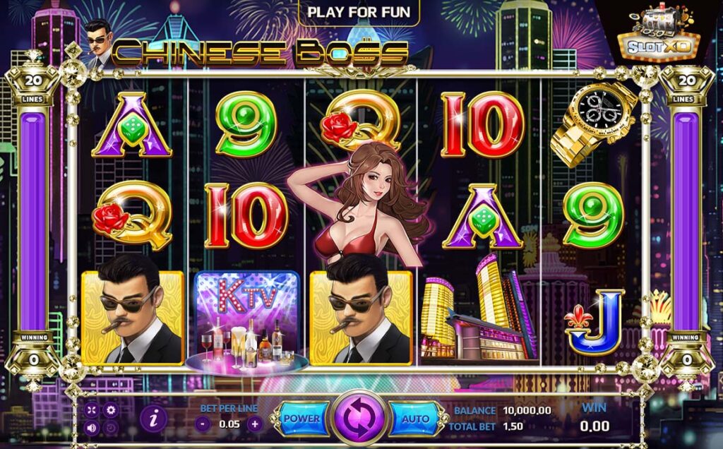 ตัวอย่างสล็อต Chinese Boss