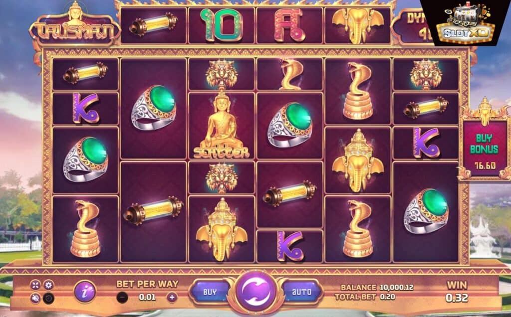 ตัวอย่างสล็อต Talisman