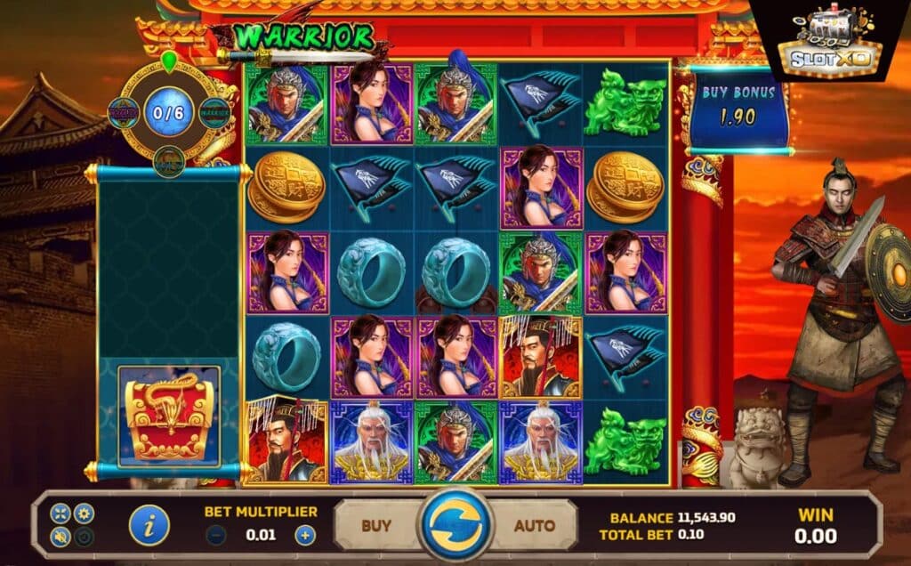 ตัวอย่างสล็อต Warrior